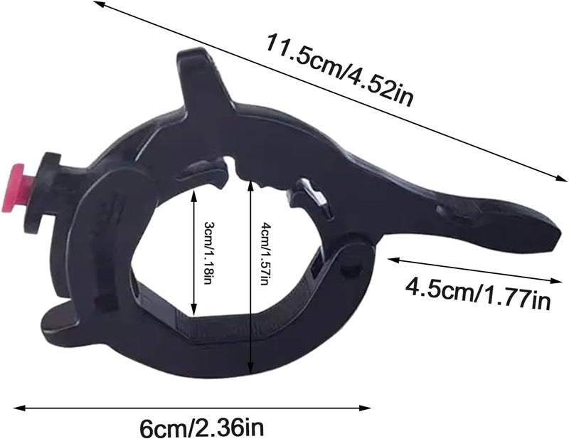 Jowxsx Black Throttle Cruise Control, Durable Motorcycle Cruise Control Throttle Clamp, User Friendly Installation Throttle Booster, Electric Vehicle Booster Accessories, Motorcycle Throttles Accessories - Image 2
